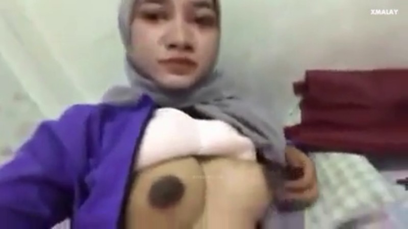 Tudung service girl boobs