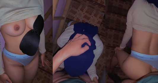 Tudung Blowjob and Doggy Style Fuck